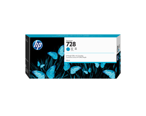 F9K17A - HP #728 300ml Cyan Ink F9K17A