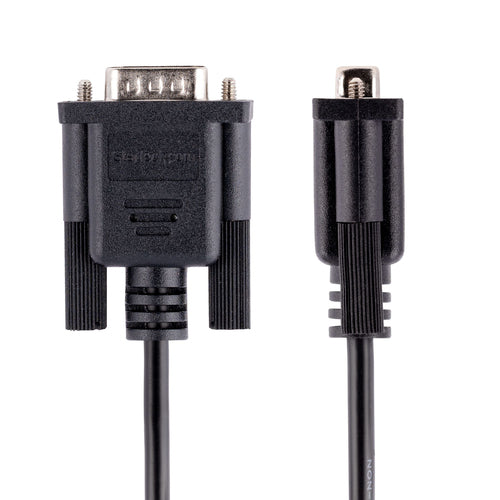 StarTech.com 9FMNM-3M-RS232-CABLE - RS232 Serial Null Modem Cable Crossover