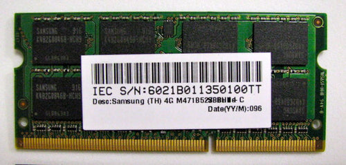 598856-001 - HP 2 GB PC3-10600S 1333 MHz Non-ECC UB x8 CAS-9 SODIMM für Laptops