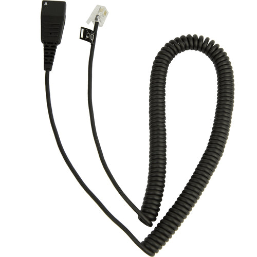 Jabra 8800-01-37 - QD-Kabel Spiralkabel Modularstecker 2,0 m - 4P Stecker