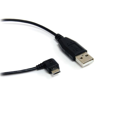 UUSBHAUB1RA - STARTECH.COM 1 FT MICRO USB CABLE - A TO RIGHT ANGLE MICRO B LTW