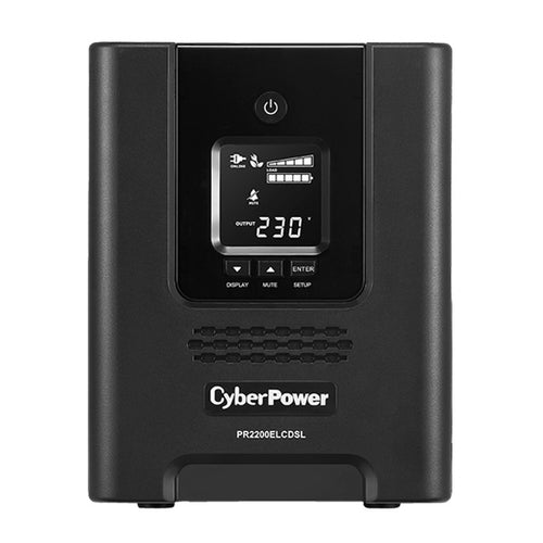 CyberPower Systems PR2200ELCDSL - PRO-Serie 2200VA / 1980W Tower-USV mit LCD Hardware