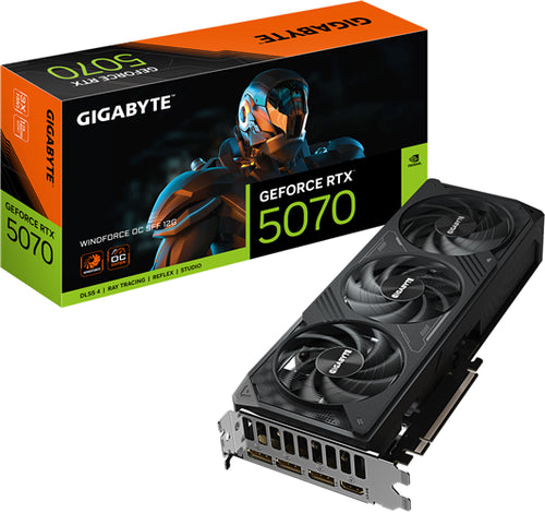 GVN5071 - Gigabyte GV-N5070WF3 OC-12GD RTX5070 12GB PCIE Graphics Card