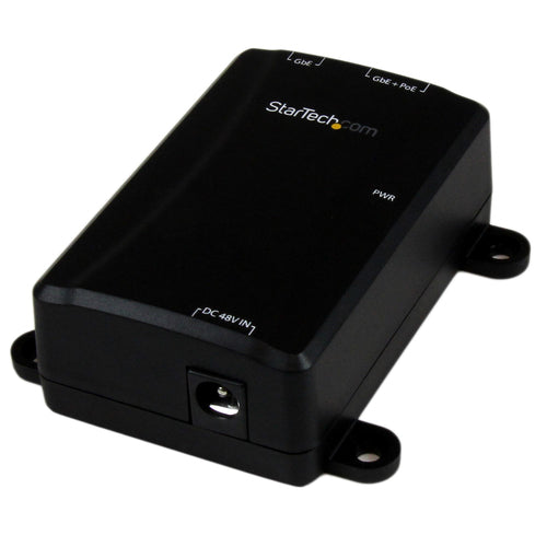 POEINJ1GW - STARTECH.COM 1 PORT GIGABIT MIDSPAN - POE+ INJECTOR - 802.3AT AND 802.3AF 2 YR