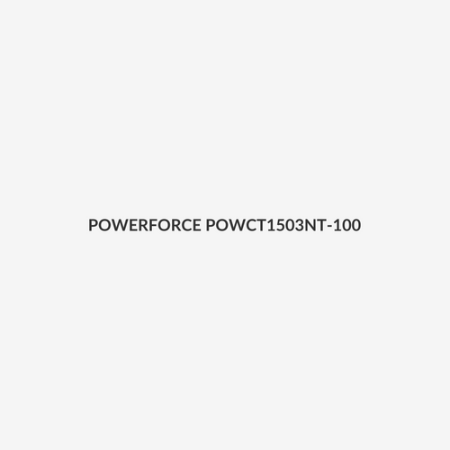 POWERFORCE POWCT1503NT-100 - 3.6 x 150mm Natural Cable Ties Pack of 100 18kgs Tensile Strength