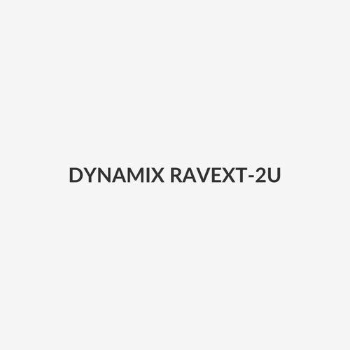 DYNAMIX RAVEXT-2U - Vertical Rail Extension Bracket for a 2U Rackmount 100mm Long Max Load 50Kgs