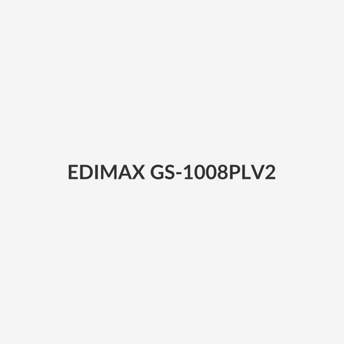 EDIMAX GS-1008PLV2 - 8 Port Gigabit PoE+ Long Range Unmanaged Switch w/ DIP Switch Function