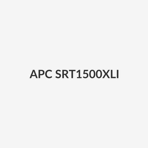 APC SRT1500XLI - Smart-UPS 1500VA (1500W) 230V Input/Output 6x IEC C13 Outlets. w/ Battery Backup.