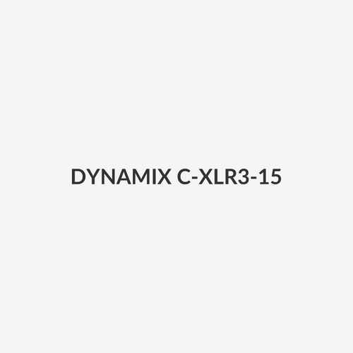 DYNAMIX C-XLR3-15 - 15m XLR 3-Pin Male to Female Balanced Audio Cable Sheilded Cable 2 Core 28/0.1