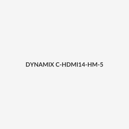 DYNAMIX C-HDMI14-HM-5 - 5m HDMI to HDMI Mini Cable High-Speed w/ Ethernet Max Res: 4K@60Hz (3840x2160)
