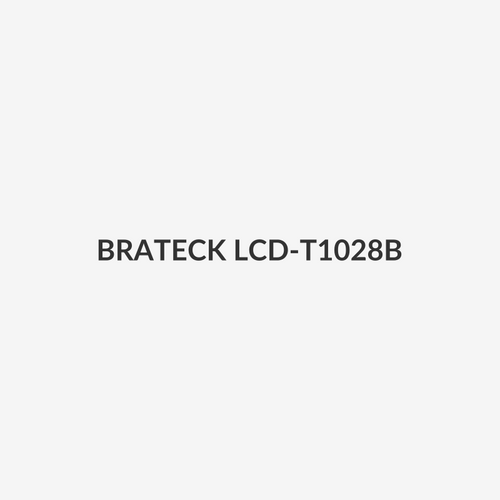 BRATECK LCD-T1028B - 32''-70'' Economy TV Trolley Adjust TV Height w/ Metal Shelf. Max VESA: 600x400