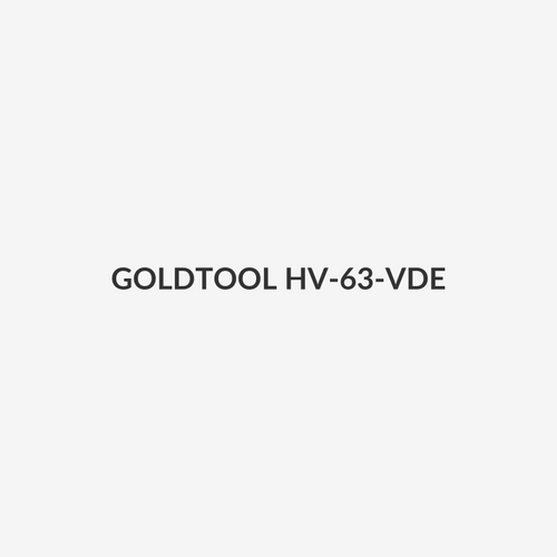 GOLDTOOL HV-63-VDE - 150mm Electrical Insulated VDE Screwdriver