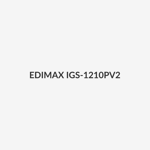 EDIMAX IGS-1210PV2 - Industrial 10-Port Gigabit PoE+ DIN Rail Switch