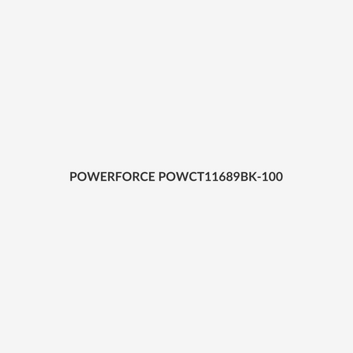 POWERFORCE POWCT11689BK-100 - 9 x 1168mm Black UV Cable Ties Pack of 100 80kgs Tensile Strength