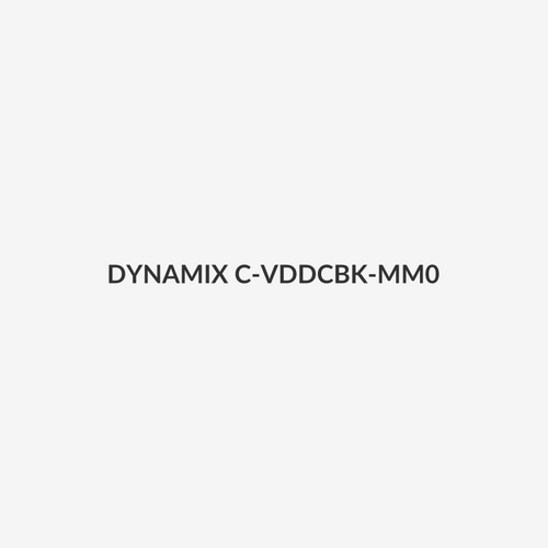 DYNAMIX C-VDDCBK-MM0 - 0.5m VESA DDC1 & DDC2 VGA Male/Male Cable - Moulded BLACK Colour Coaxial Shielded