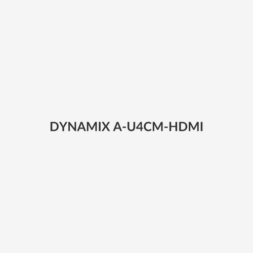 DYNAMIX A-U4CM-HDMI - USB-C 4.0 Male to HDMI Adapter Supports 8K@60Hz. Sliver Aluminium Shell.