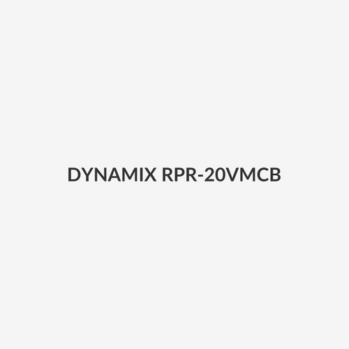 DYNAMIX RPR-20VMCB - 20 Outlet Vertical Power Rail (10A) w/ 6kA C-Curve MCB Circuit Breaker on/off switch