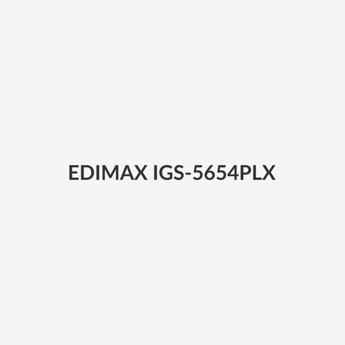 EDIMAX IGS-5654PLX - Industrial Surveillance VLAN 54-Port Gigabit PoE+ Web Smart Switch