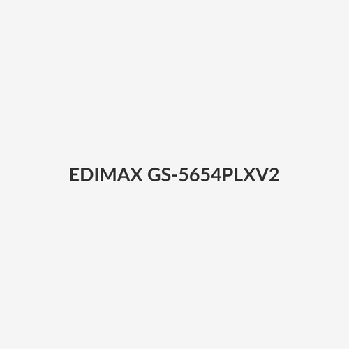 EDIMAX GS-5654PLXV2 - 54 Port Gigabit PoE+ Long Range Web Smart Switch