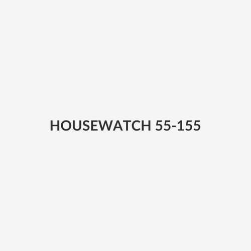 HOUSEWATCH 55-155 - 10W Twin LED Spotlight w/ Motion Sensor. IP54. Passive IR. 9m (Side) & 12m