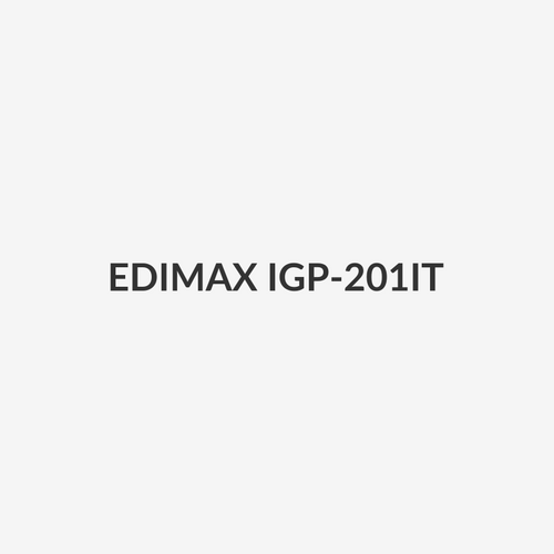 EDIMAX IGP-201IT - EDIMAX Industrial 2.5 Gigabit PoE+ 30W Power Injector. Supports IEEE 802.3at, Provides Power & Data, DIN-rail or Wall-mount, Operating Temp Range: -40 to 75C.