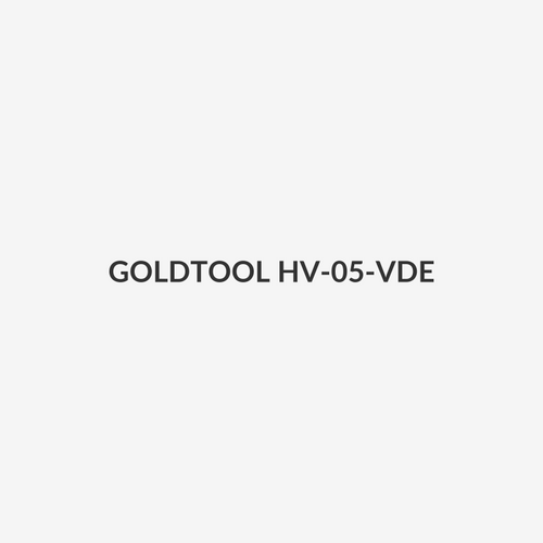 GOLDTOOL HV-05-VDE - 125mm Electrical Insulated VDE Screwdriver