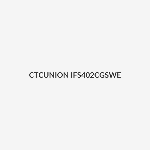 CTCUNION IFS402CGSWE - 4 Port Fast Ethernet Managed Switch. -40C +75C. 4x 10/100 BaseT(X) + 2x 100/1000