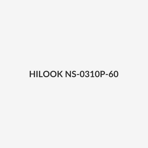 HILOOK NS-0310P-60 - 8 Port 10/100 Fast Ethernet Unmanaged POE Switch w/ 60W 8x 100Mbps PoE ports & 2x 100