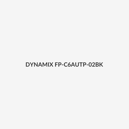DYNAMIX FP-C6AUTP-02BK - Slimline Cat6A UTP jack. Colour Black
