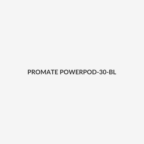 PROMATE POWERPOD-30-BL - 30000mAh Ultra Compact 35W SuperSpeed Pwr Bank w Built-in USB-C & Lightning Cables. 35W
