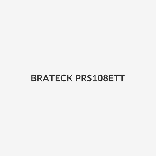 BRATECK PRS108ETT - 108'' Deluxe Tab-tensioned Electric Projector Screen Matt white fibreglass screen. Black