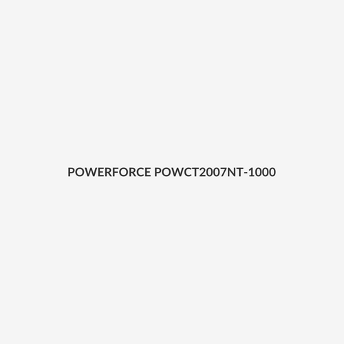 POWERFORCE POWCT2007NT-1000 - 7.6 x 200mm Natural Cable Ties Pack of 1000 55kgs Tensile Strength
