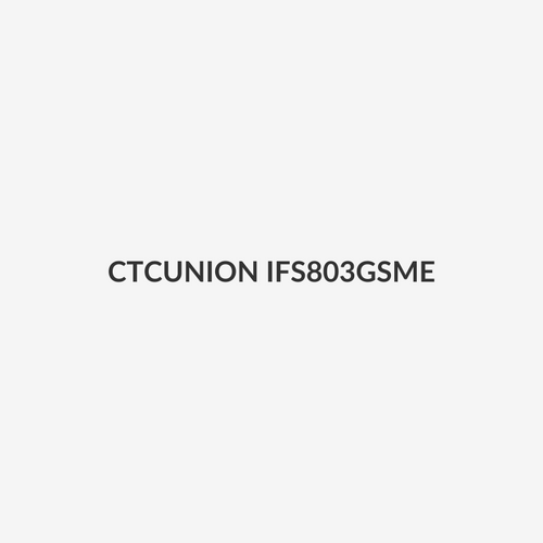 CTCUNION IFS803GSME - 8 Port Fast Ethernet Managed Switch. -40C +75C. 8x 10/100 8x 10/100Base-T(X)