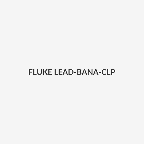 FLUKE LEAD-BANA-CLP - Test Lead 4mm Banana Plugs XL Alligator Clips & Test Probes for TS23 53 & 54