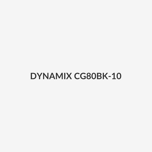 DYNAMIX CG80BK-10 - 80mm Round Desk Grommet Black Pack of 10
