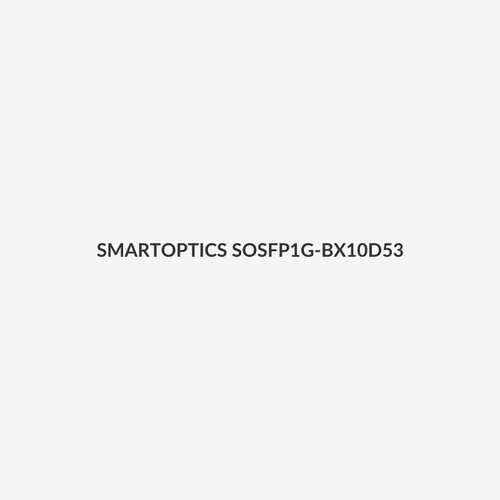 SMARTOPTICS SOSFP1G-BX10D53 - 1.25G SFP BiDi LC Simplex Transceiver Module for SingleMode. Dual Wave length