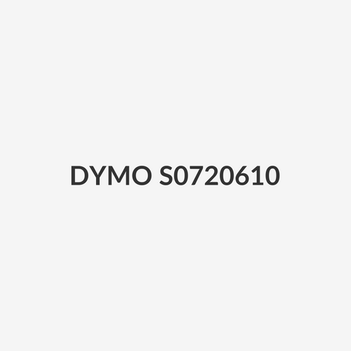 DYMO S0720610 - Genuine D1 Label Cassette Tape 12mm x 7M White on Black Suitable for the Label Manage