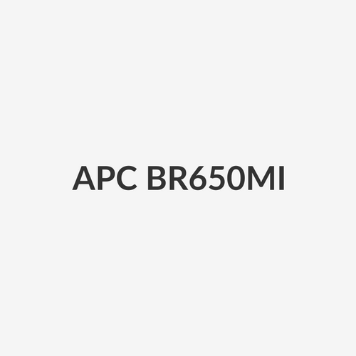 APC BR650MI - Back-UPS PRO Line Interactive 650VA (390W) w/ AVR 230V 6x IEC C14 Outlets.