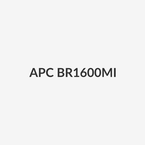 APC BR1600MI - Back-UPS PRO Line Interactive 1600VA (960W) w/ AVR 230V Input/Output. 8x IEC C14 Out