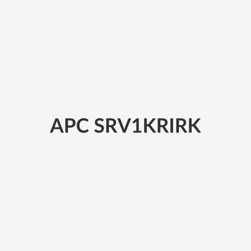 APC SRV1KRIRK - Easy UPS On-Line 1000VA (800W) Rack Mount 230V Input/Output 3x IEC C13 Outlets