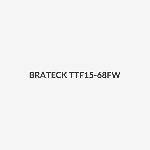 BRATECK TTF15-68FW - 50-86'' Heavy-Duty Studio TV Cart/Trolley Up to 120Kgs Inc Large 75mm Caster Wheels