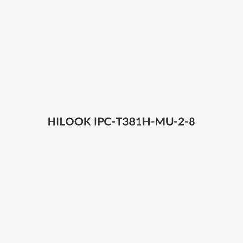 HILOOK IPC-T381H-MU-2-8 - 8MP IP POE Turret Camera w/ 2.8mm Fixed Lens. H265. IR up to 30m. Built-in Audio Mic.