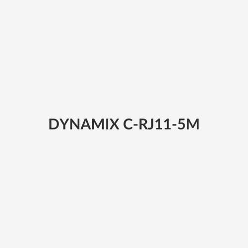 DYNAMIX C-RJ11-5M - 5m RJ12 to RJ12 Cable - 6C All pins connected straight through