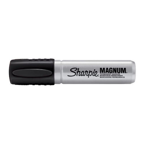 44001A - SHARPIE 44001A - 12-Pack Magnum Permanent Marker w/ Durable Chisel Tip. Extra-wide Chisel Tip. Bold