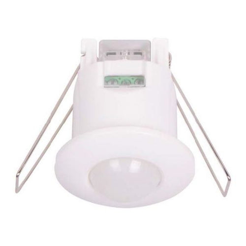 HOUSEWATCH 55-305 - Infrared Motion Sensor Recessed 41mm Cut Out. 360 Degree Detect Angle. Up to 6m