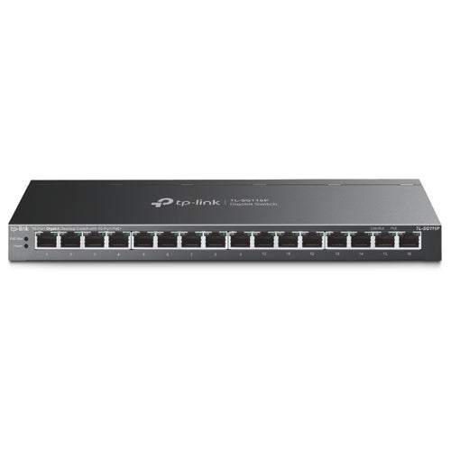 TP-Link TL-SG116P - TP LINK 16-Port Gigabit Desktop Switch with 16-Port PoE+