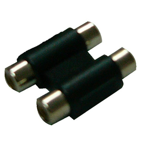 AEON AR2 adaptor 2x RCA(f) to 2x RCA(f) Simple straight through twin RCA socket to socket joiner