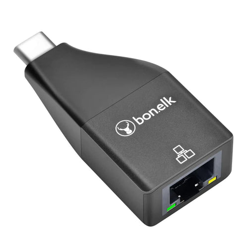Bonelk USB-C zu Ethernet Kompakter Adapter ( Schwarz )