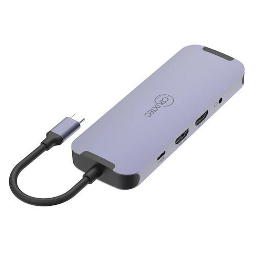 Cruxtec CDK10-SG USB-C to Dual HDMI, Multi- Screen output 4K60hz - Mini Docking