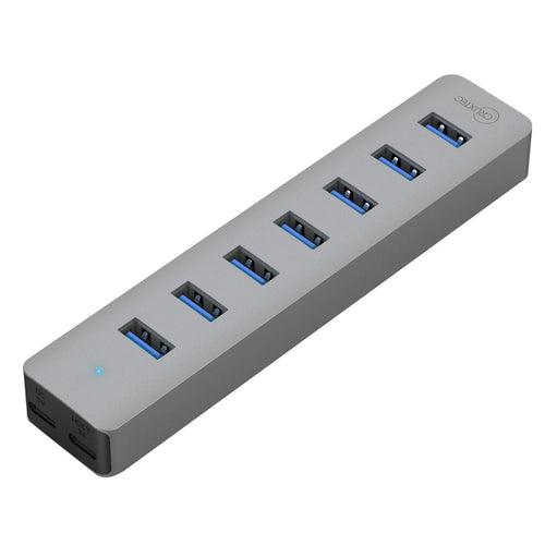 Cruxtec 7 Port USB 3.0 Hub with USB-C Power Port